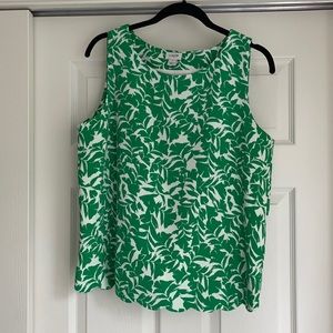 JCrew Scalloped Tulip Back Sleeveless Top